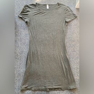 American Apparel Gray TShirt Dress
